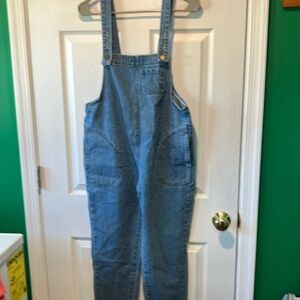 Blue Denim maternity Overalls medium miduli women’s